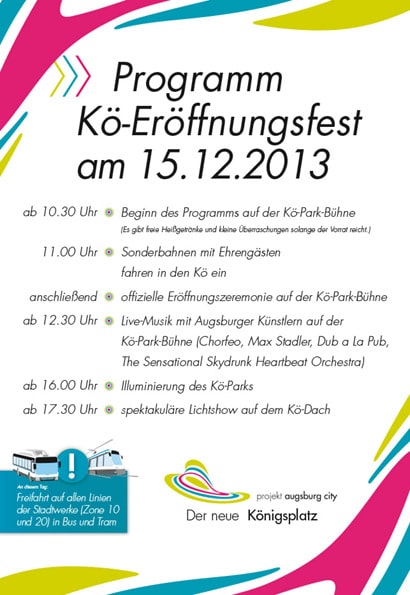 Programm Kö-Fest - zum Vergrößern anklicken