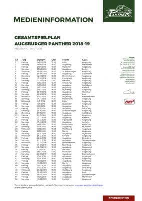 Panther Spielplan