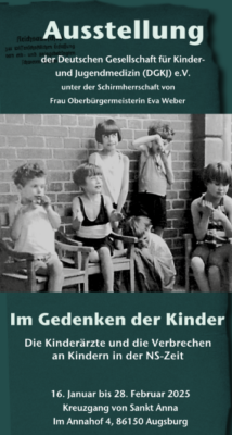 Ausstellung "Im Gedenken der Kinder" - Bildquelle: Ausstellungsflyer